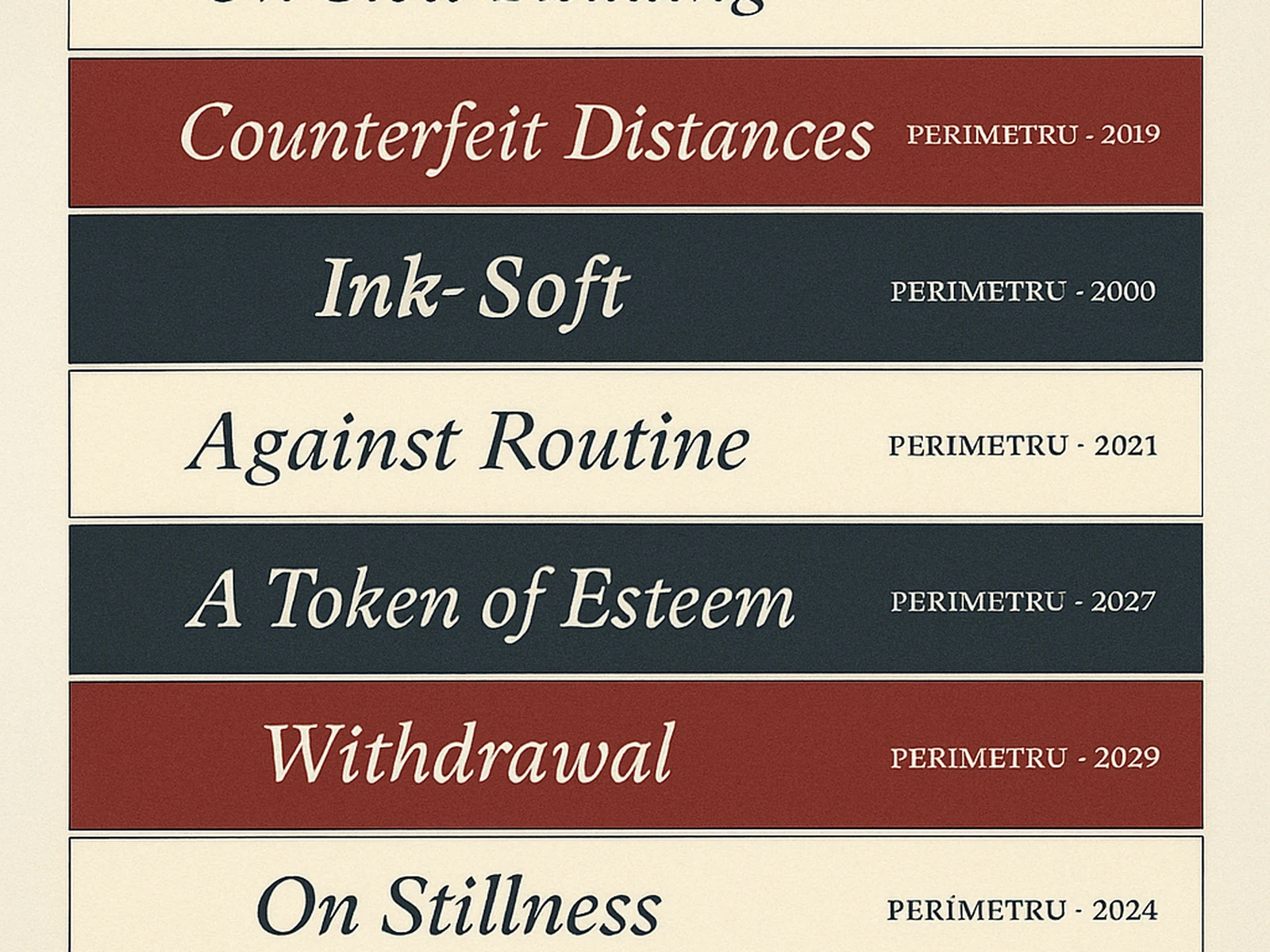 Perimetru Press &mdash; visual specimen